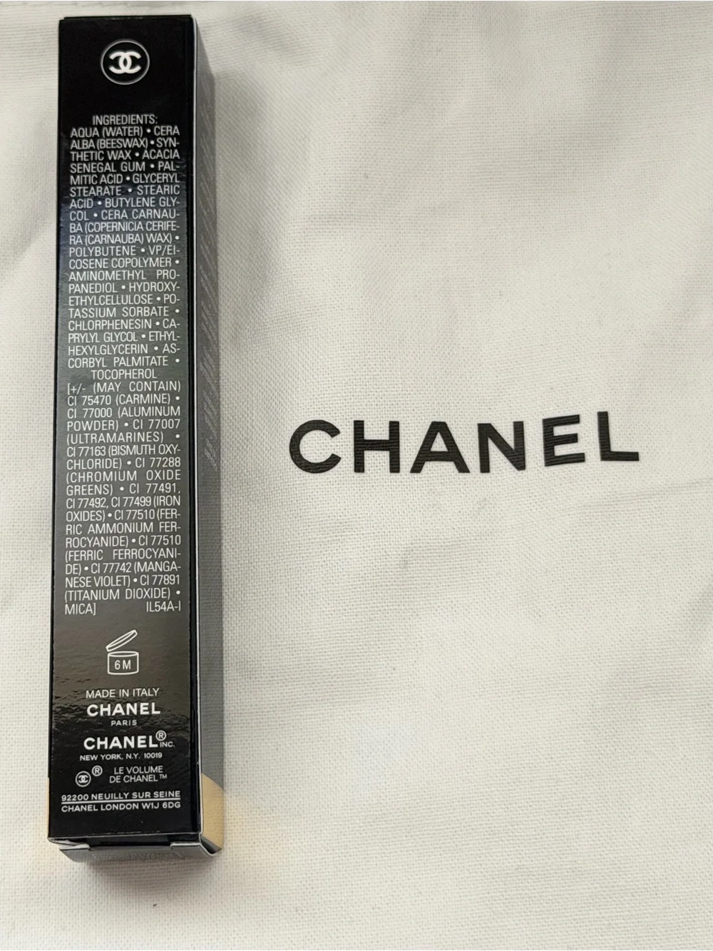 CHANEL Black Le Volume de Chanel Mascara with Chanel Chance sample